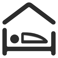 總部提供二人間的宿舍，配置空調(diào)、熱水器、基本家具等