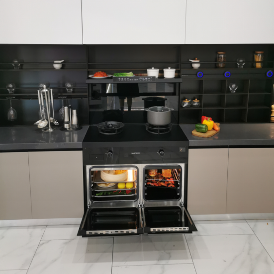 顏值首選，智控科技，TJ3-8B蒸烤同步集成灶實(shí)現(xiàn)智能家居生活不是夢(mèng)