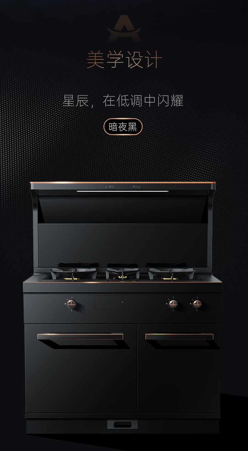 帥豐星辰X1雙子星蒸烤獨立(100Pro)集成灶