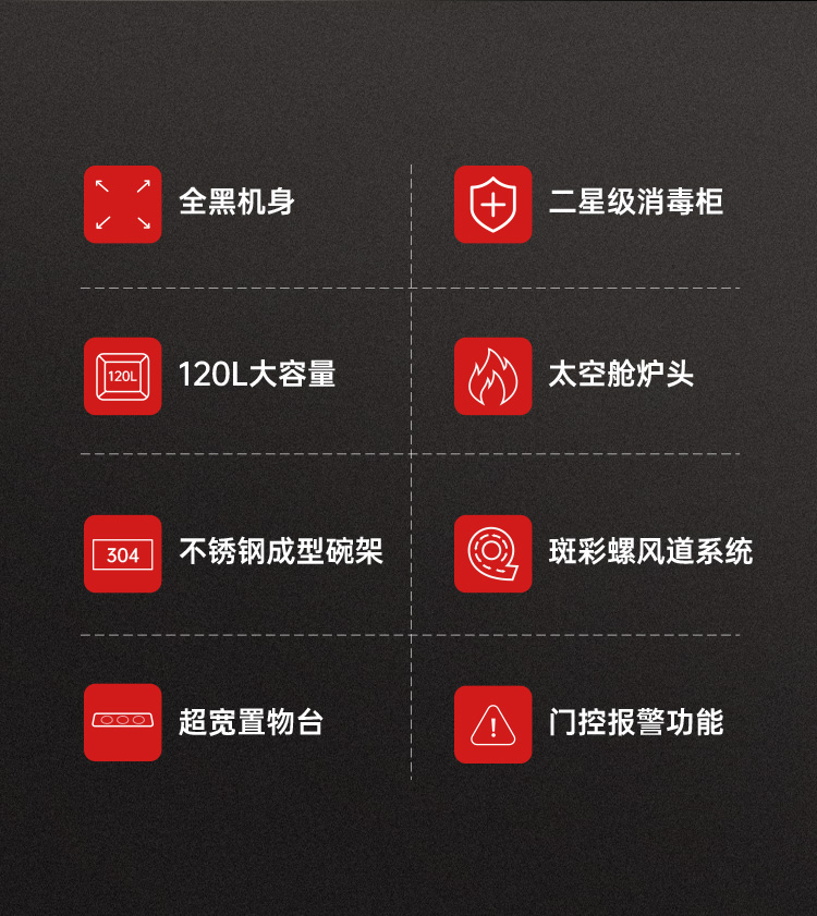 帥豐D3消毒柜款集成灶