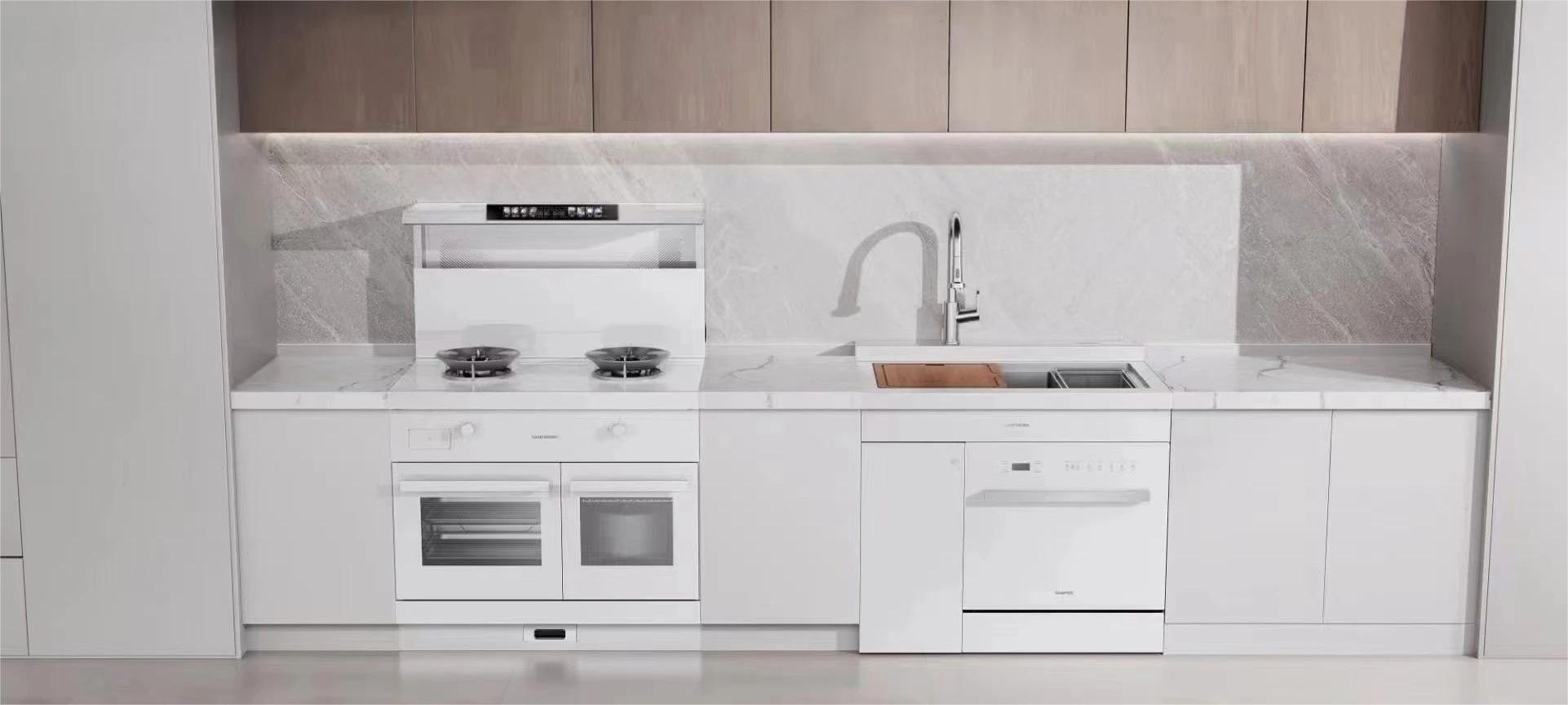 廚房搞這么白，真的好打理嗎？