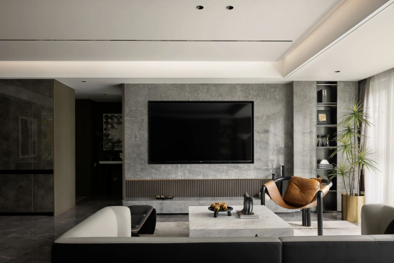 帥豐全屋高定 | 129㎡現(xiàn)代灰色系，盡顯優(yōu)雅高級品味