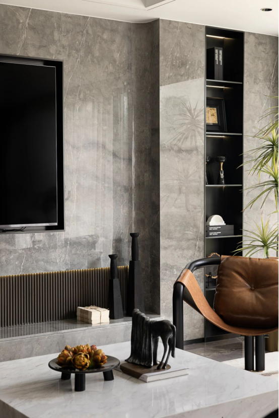 帥豐全屋高定 | 129㎡現(xiàn)代灰色系，盡顯優(yōu)雅高級品味