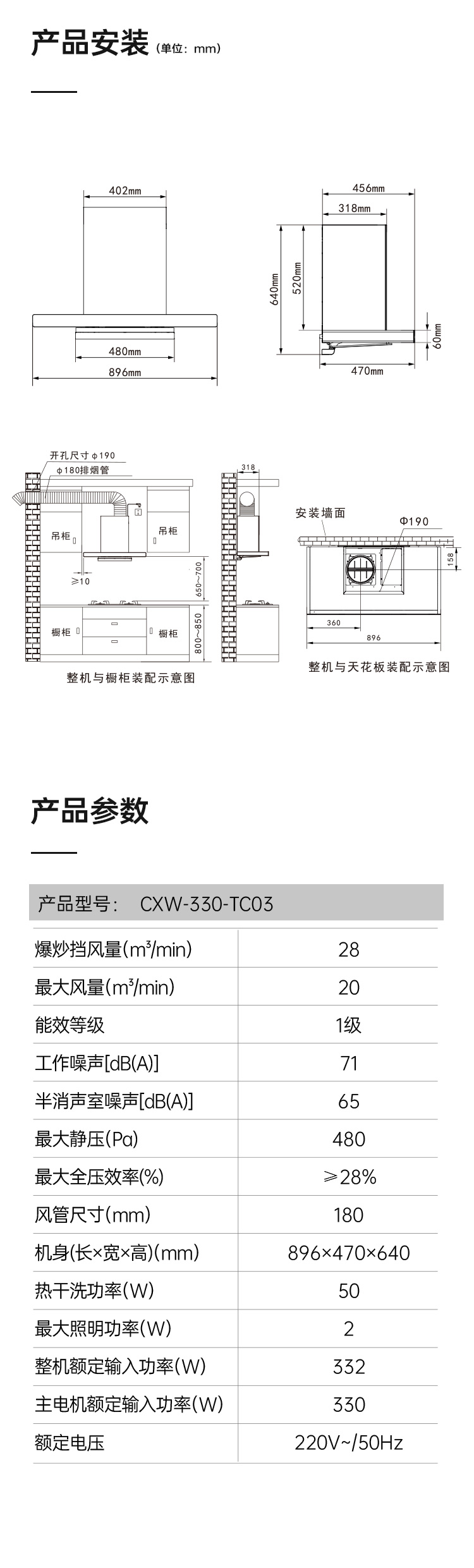 帥豐TC03上排煙機(jī)煙機(jī)灶具