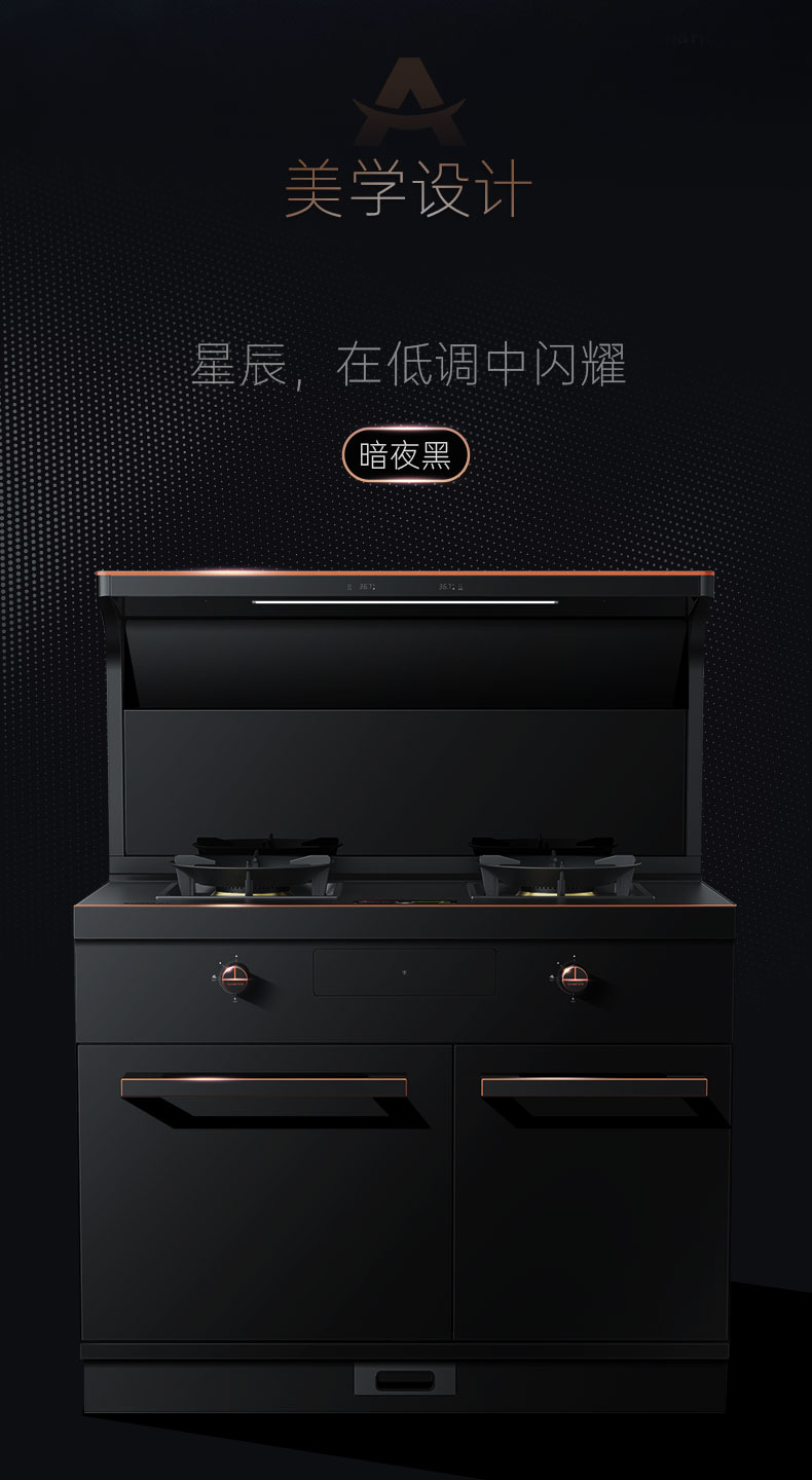 帥豐星辰X1雙子星蒸烤獨立(100S)集成灶