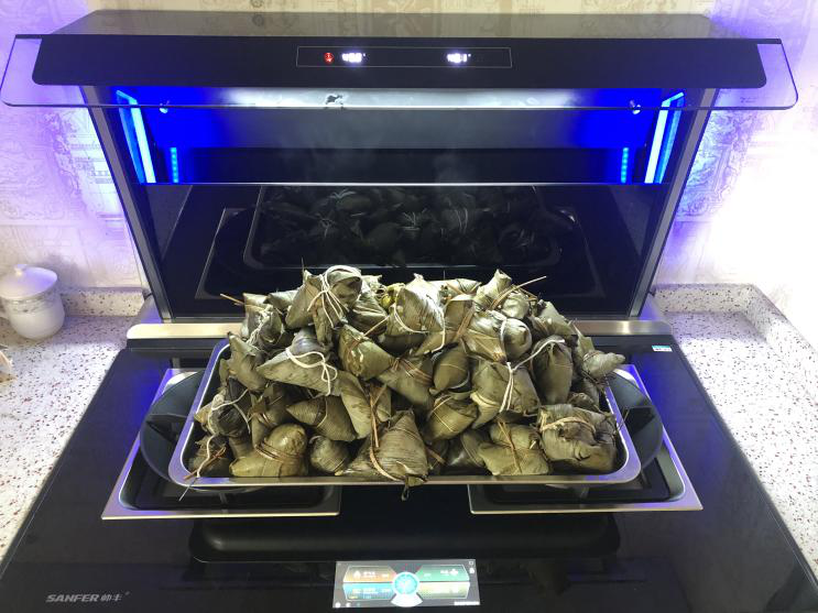 端午節(jié)快到了！今天帥豐電器就來挑戰(zhàn)一下，煮100個粽子需要多久？