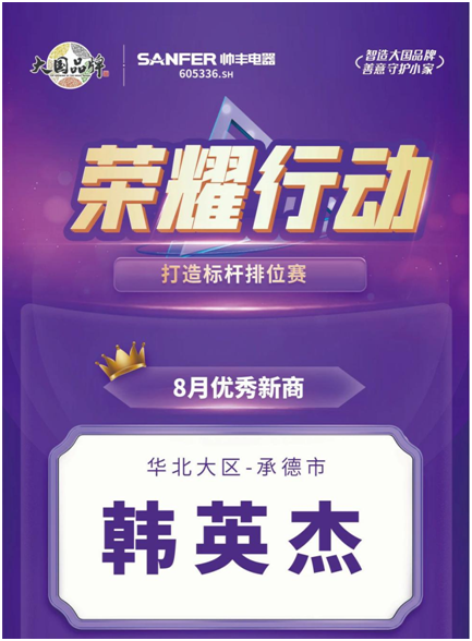 榮耀行動|帥豐集成灶八月優(yōu)秀經(jīng)銷商表彰 榮耀行動|帥豐集成灶八月優(yōu)秀經(jīng)銷商表彰